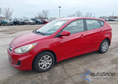2012 Hyundai Accent Gs из США, поврежденный, VIN KMHCT5AE8CU026706